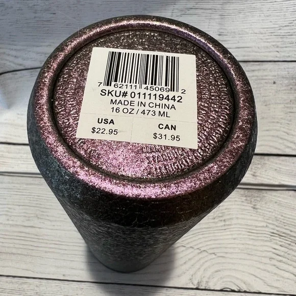 2020 Starbucks Iridescent Purple Ice Oil Slick Stainless Steel Tumbler - Picture 8 of 8